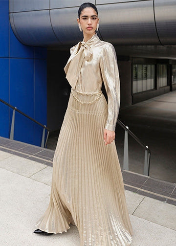 Fleur Maxi Dress - Champagne