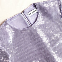 Lilac Sequin Top