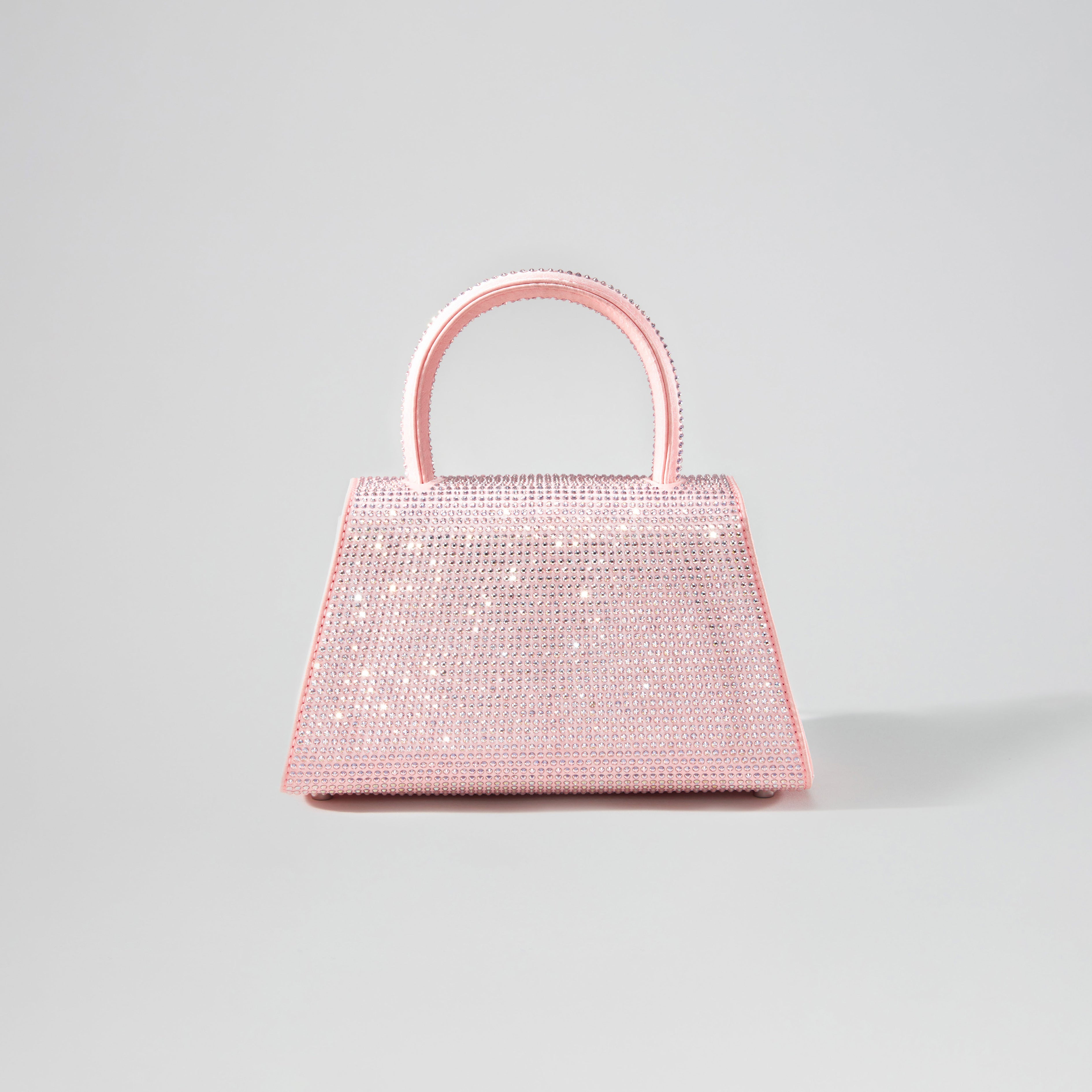 Pink Rhinestone Mini Bow Bag