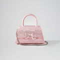 Pink Rhinestone Mini Bow Bag