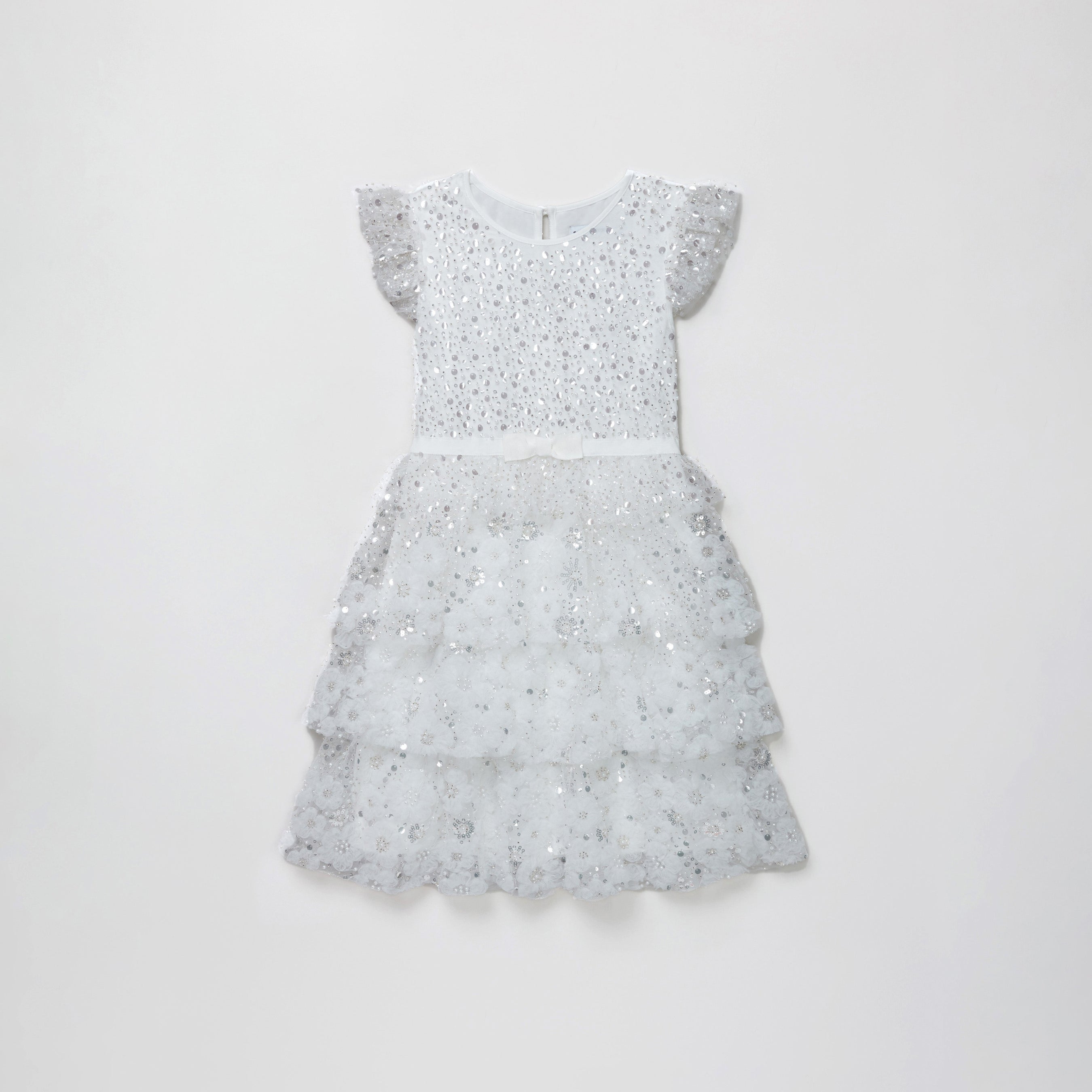 White Embellished Dress