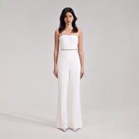 White Feather Jumpsuit