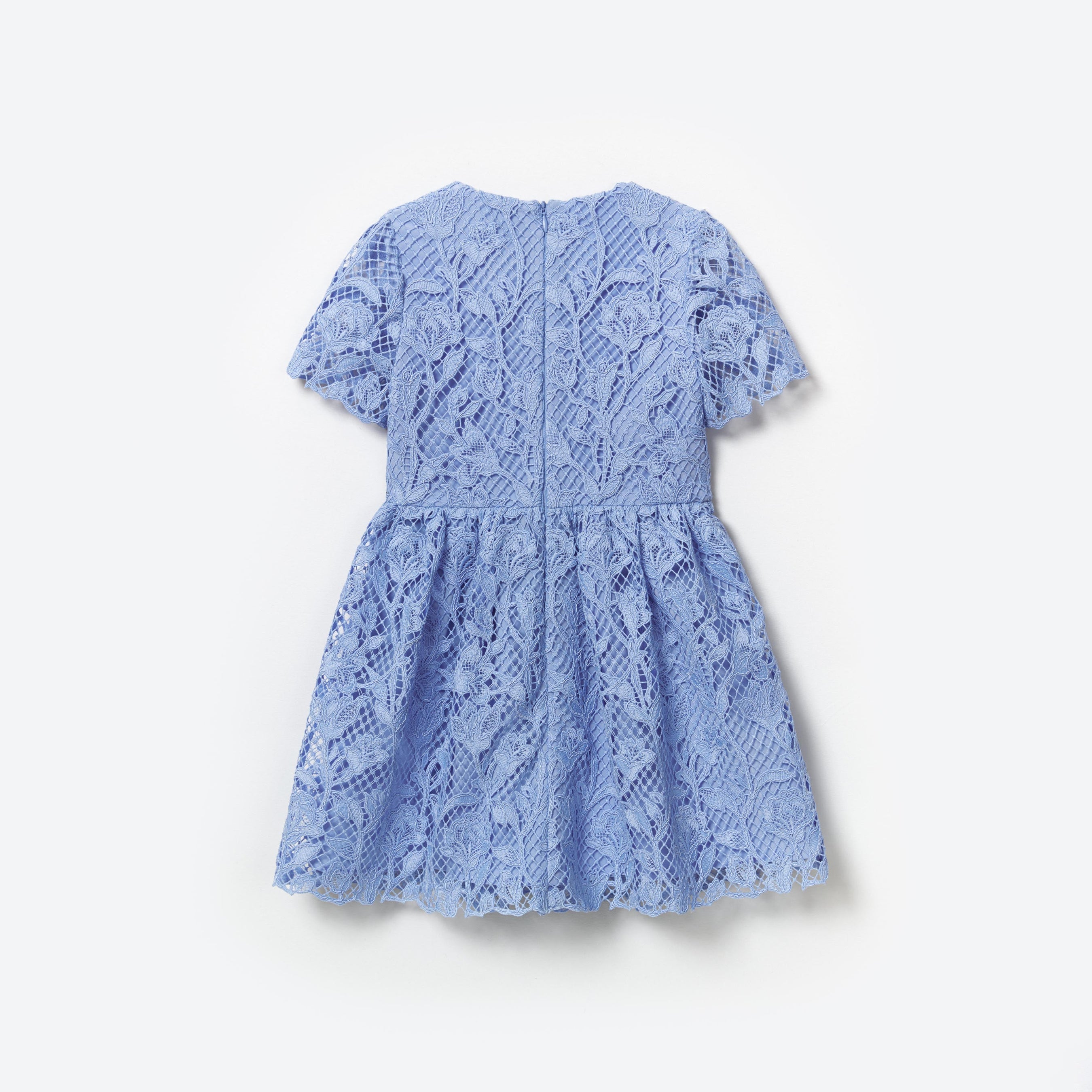 Blue Lace Mini Dress