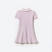 Lilac Knit Mini Dress