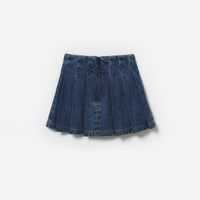 Blue Denim Mini Skirt