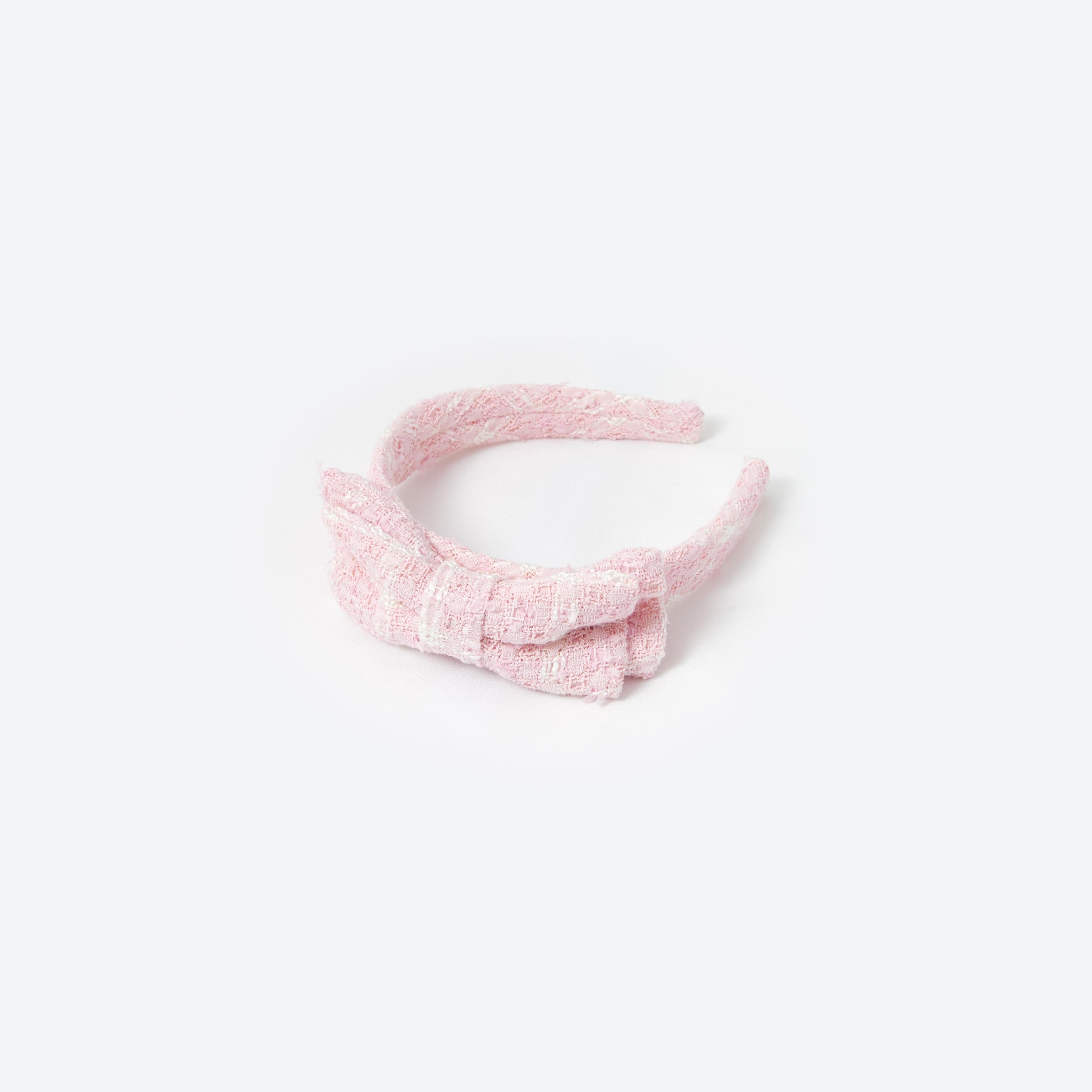 Pink Boucle Headband