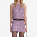 Lilac Chainmail Skirt