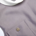 Grey Taffeta Top