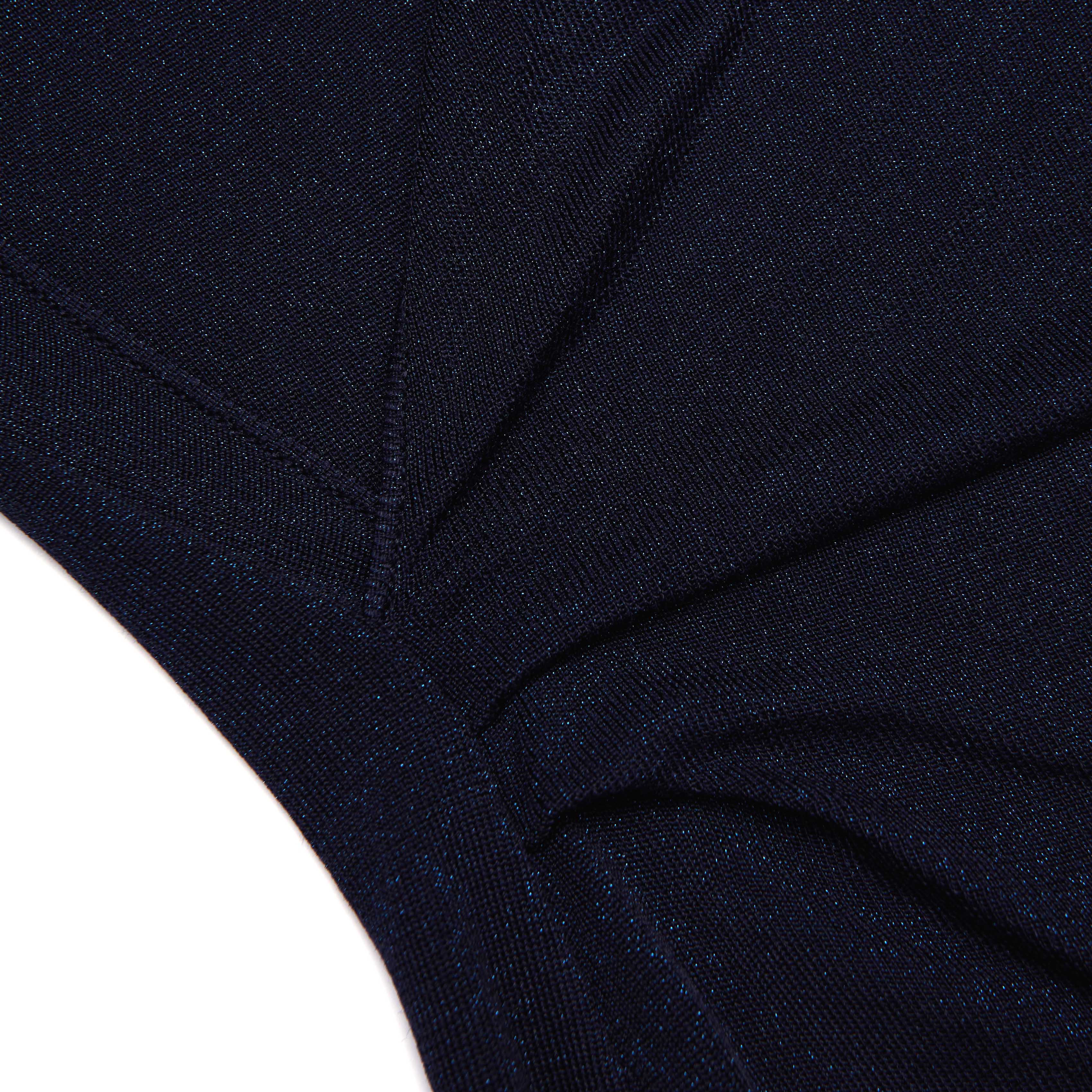 Navy Viscose Knit Mini Dress