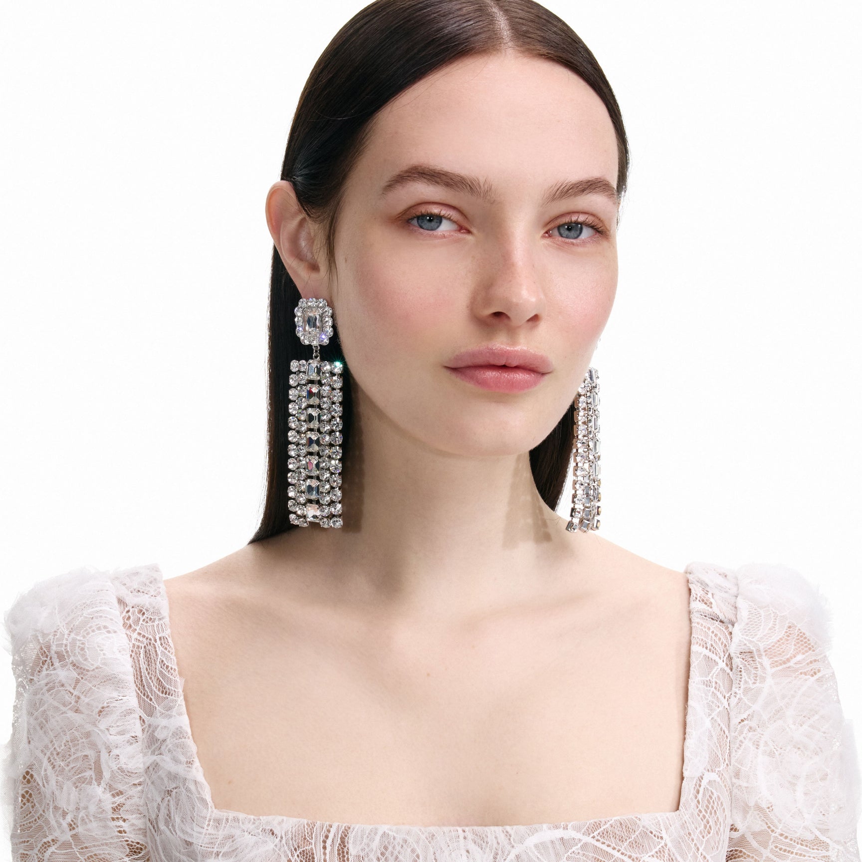 Monaco Dress - Mint Embroidered Deco