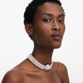 Small Crystal Pearl Choker