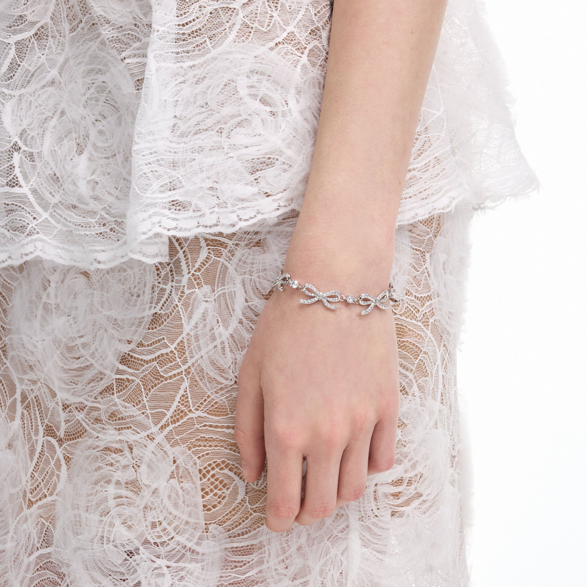 Crystal Bow Bracelet