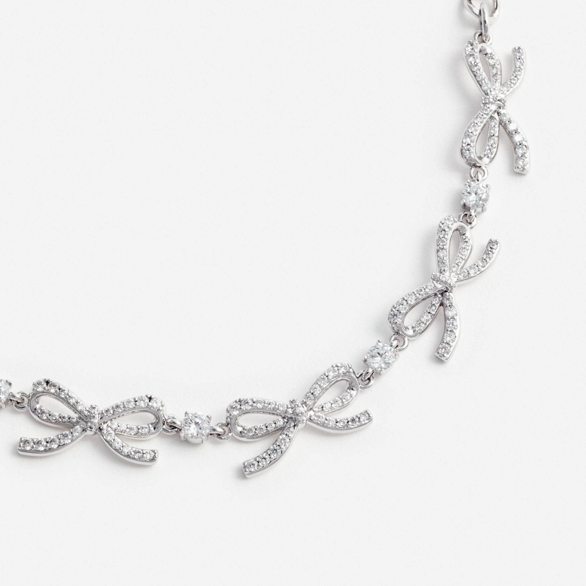 Crystal Bow Bracelet