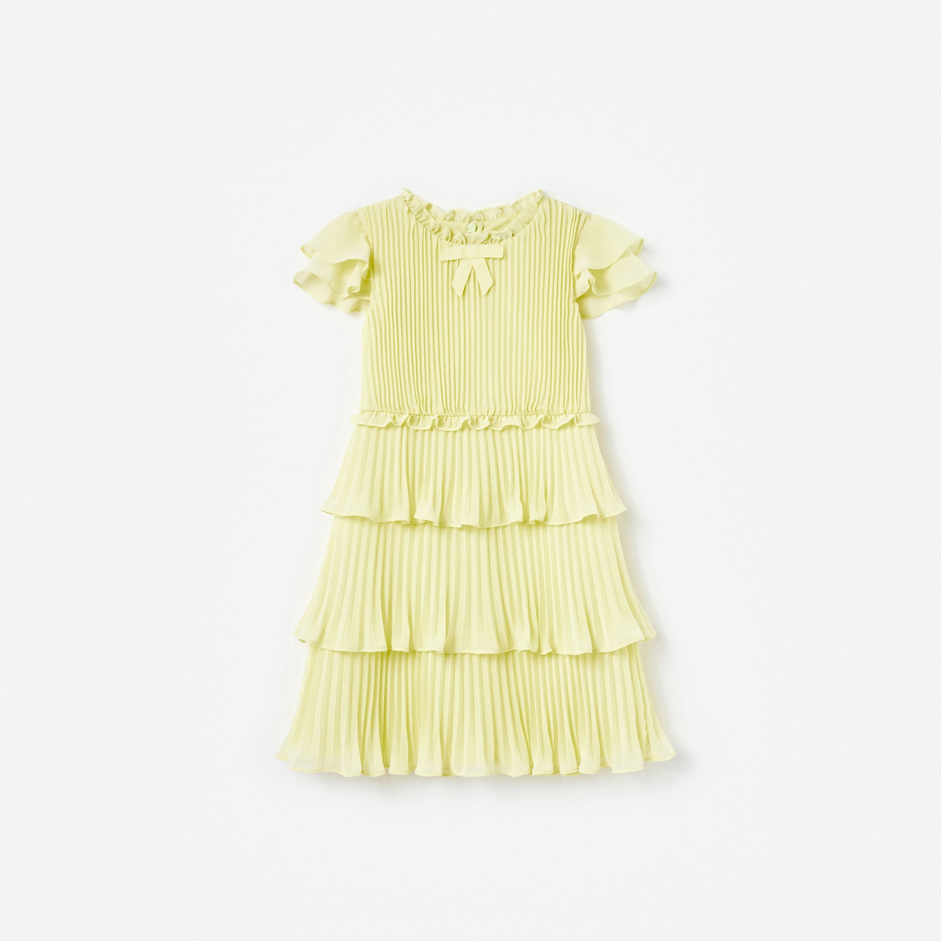 Yellow Chiffon Dress