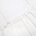White Cotton Broderie Dress