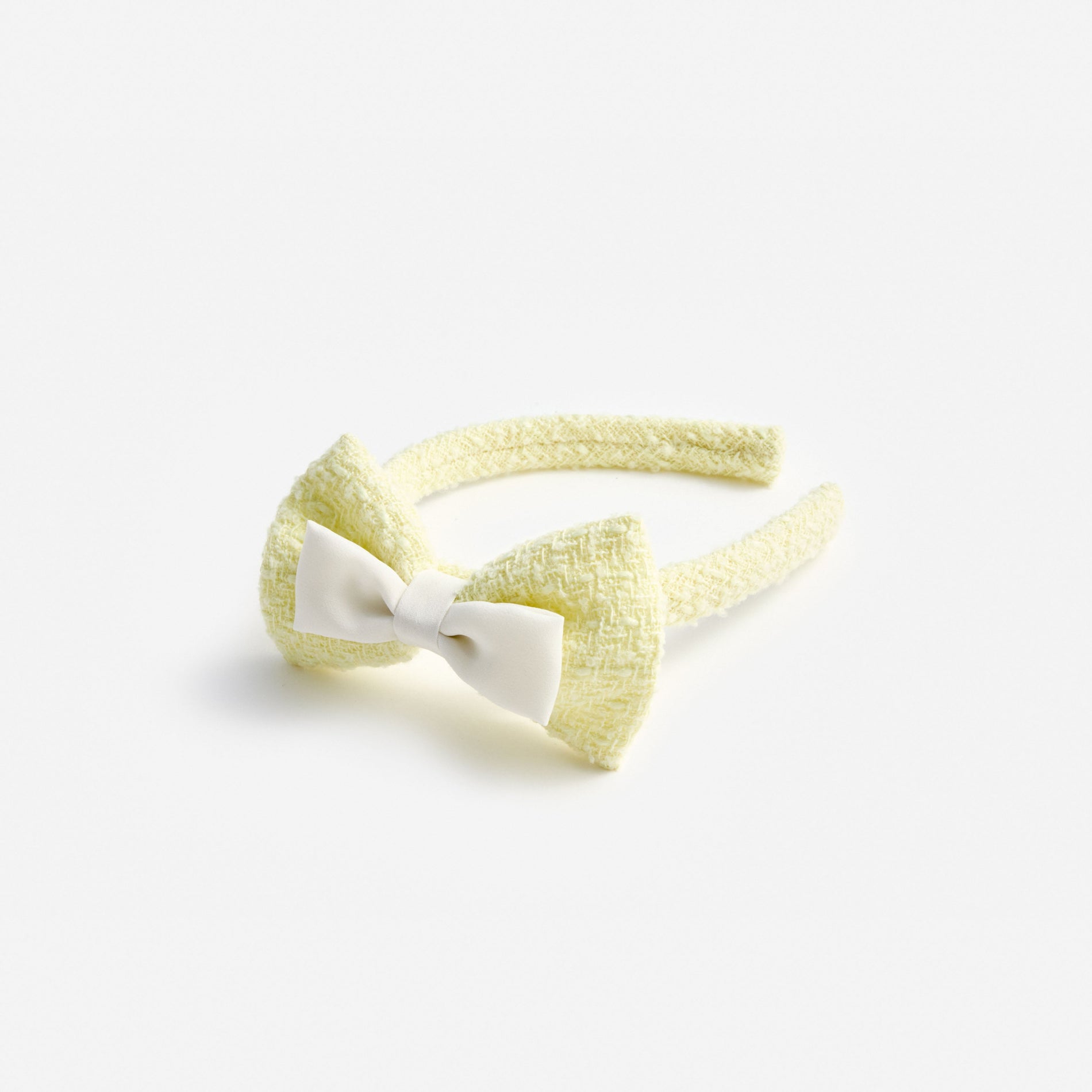 Yellow Boucle Bow Headband