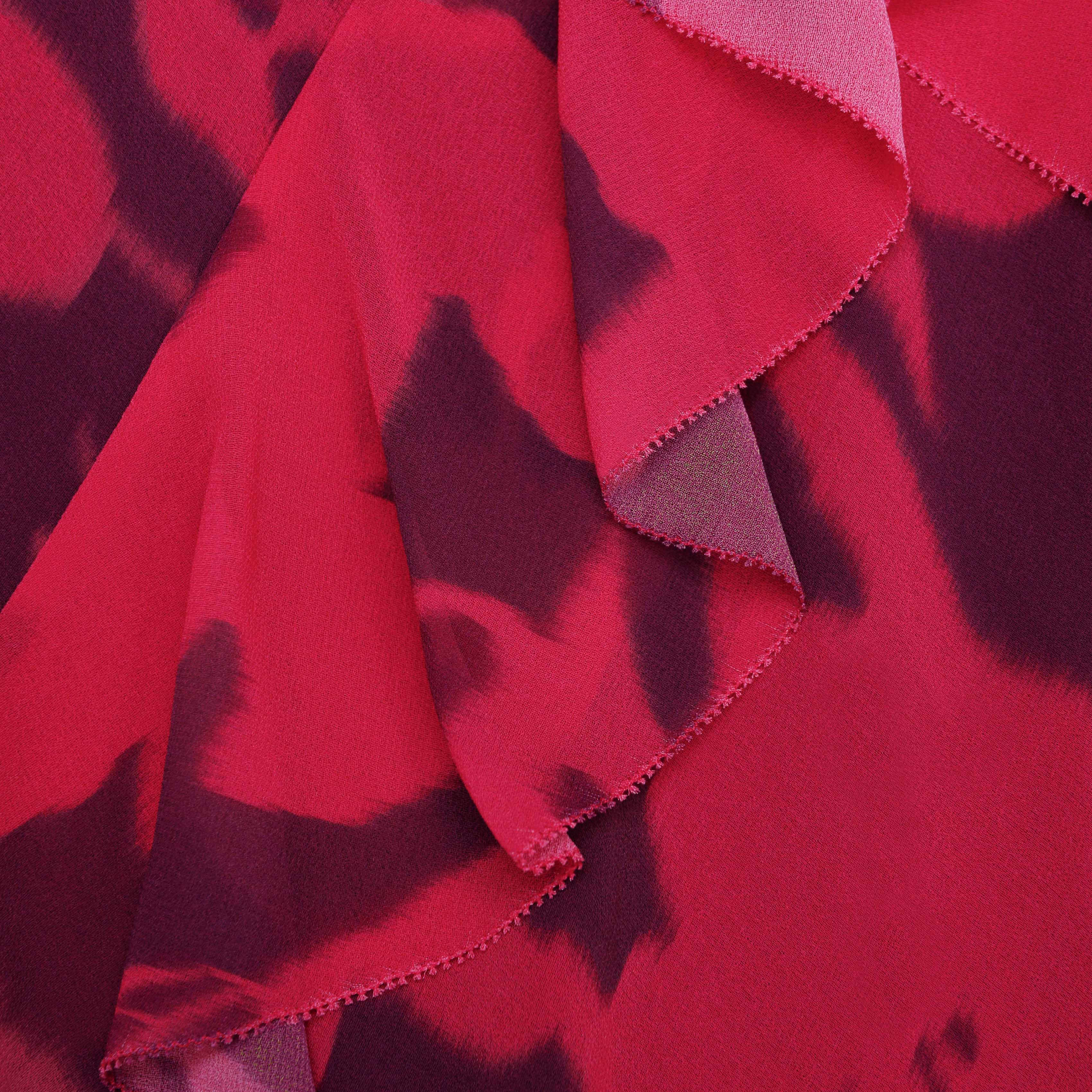 Pink Floral Ruffle Maxi Dress