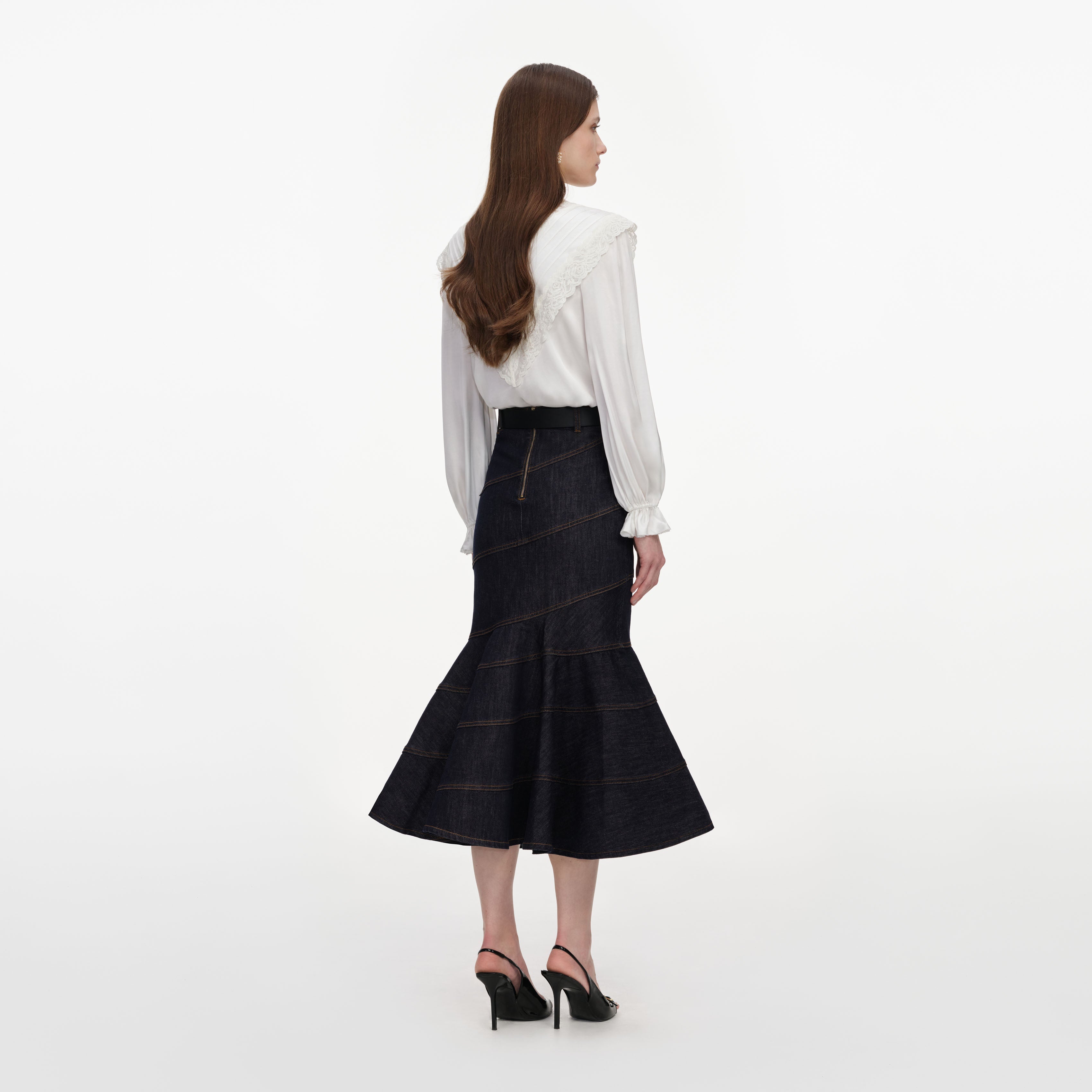 Cream Viscose Lace Top