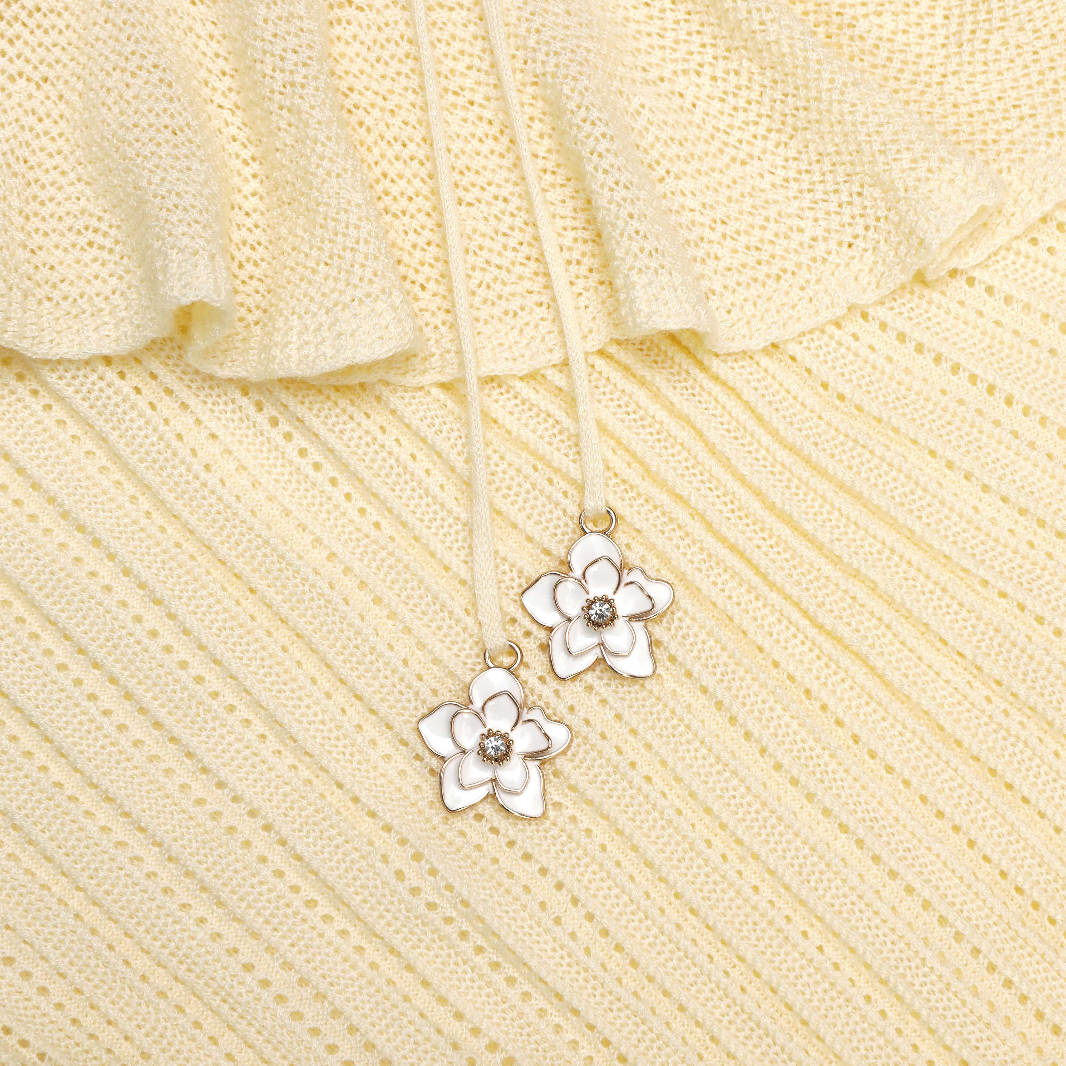 Yellow Ruffle Knit Maxi Dress