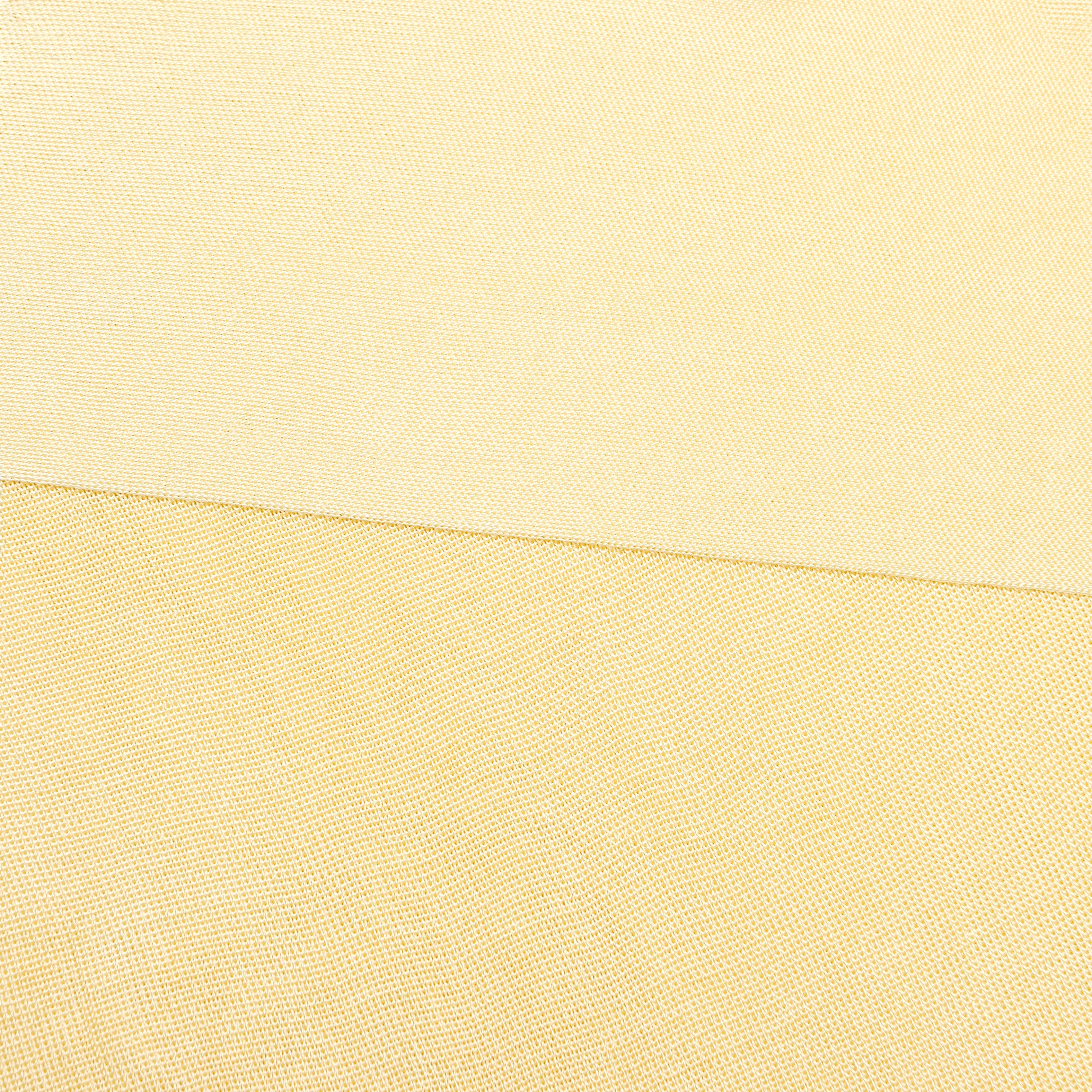 Yellow Viscose Knit Scarf Maxi Dress