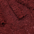 Burgundy Lace Cape Top