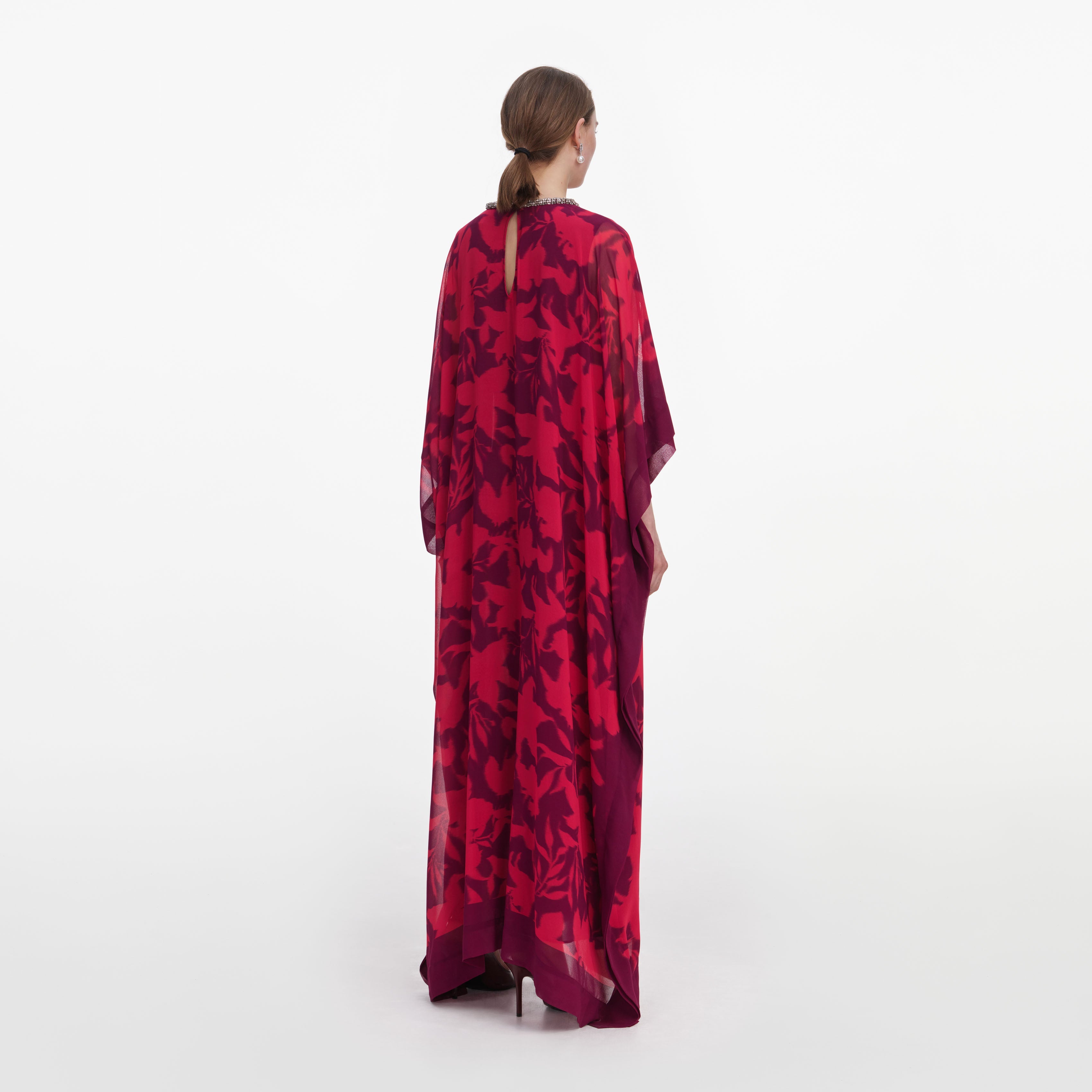 Pink Floral Kaftan