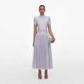 Lilac Rhinestone Midi Dress