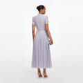 Lilac Rhinestone Midi Dress