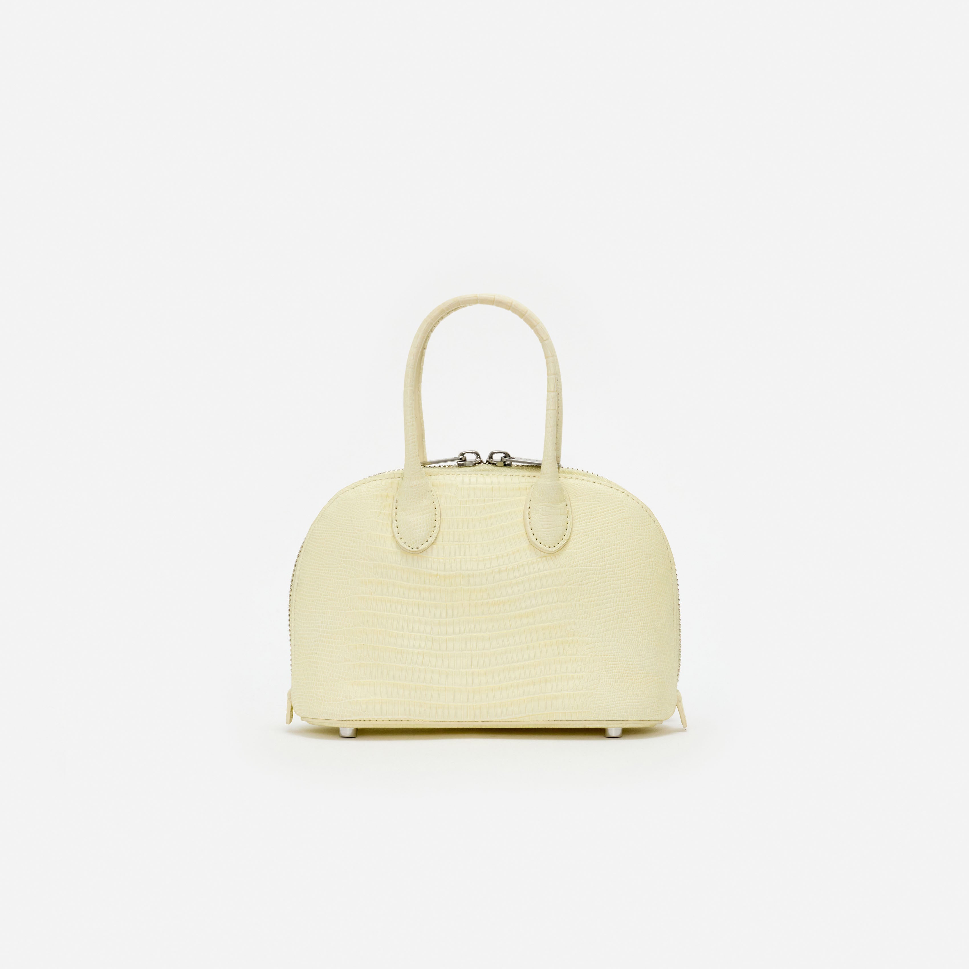 Lizard Leather Toast Yellow Mini Bag