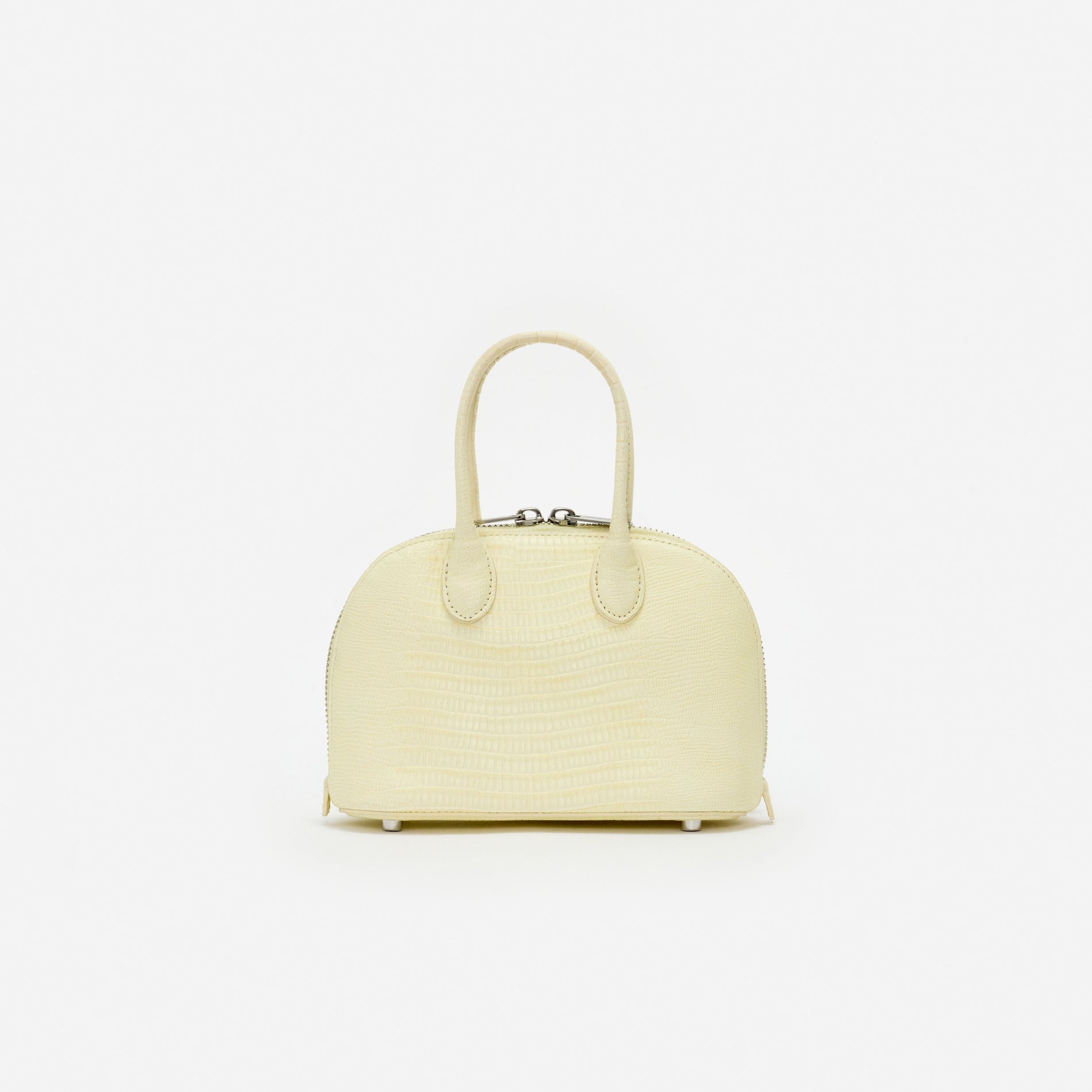 Lizard Leather Toast Yellow Mini Bag