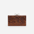 Brown Chainmail Clutch Bag