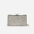 Silver Chainmail Clutch Bag