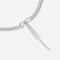 Double Crystal Bow Choker