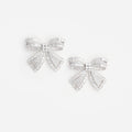 Crystal Bow Earrings