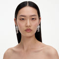 Multi Crystal Dangle Earrings