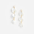 Pearl Petal Tiered Earrings