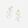 Pearl Petal Tiered Earrings