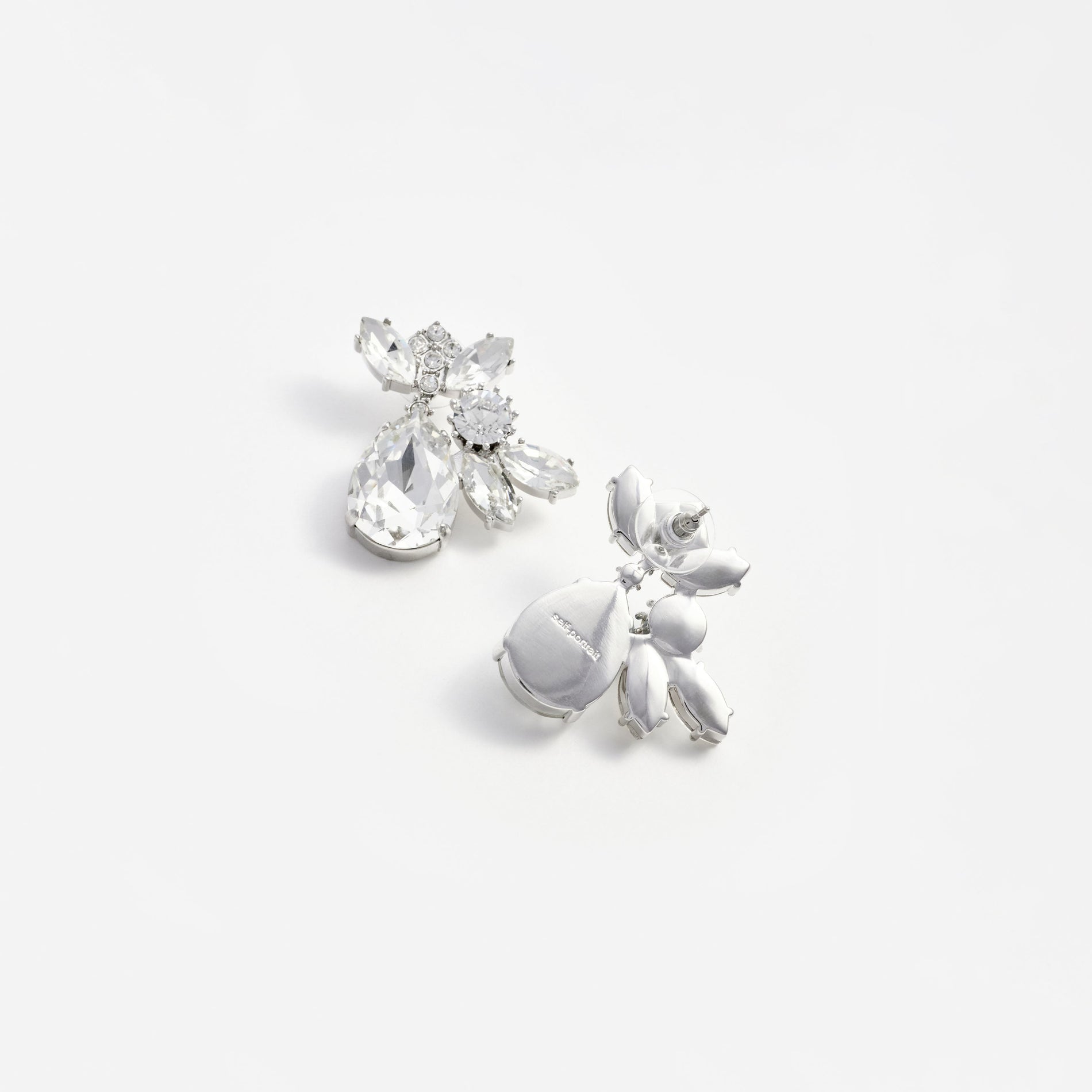 Multi Crystal Cluster Earrings