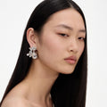 Multi Crystal Cluster Earrings