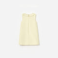 Yellow Taffeta Shift Dress