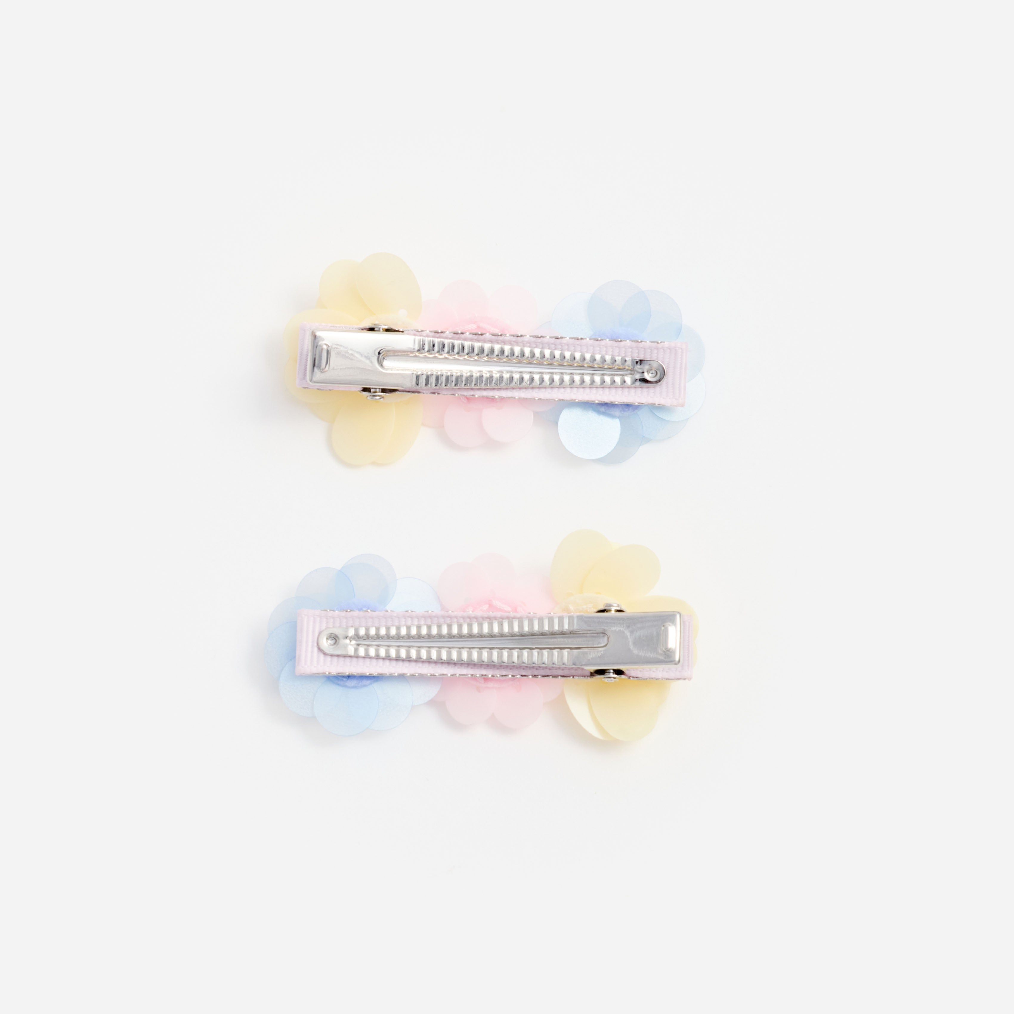 Multi Flower Sequin Hairclips