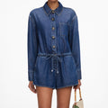 Denim Relaxed Fit Playsuit
