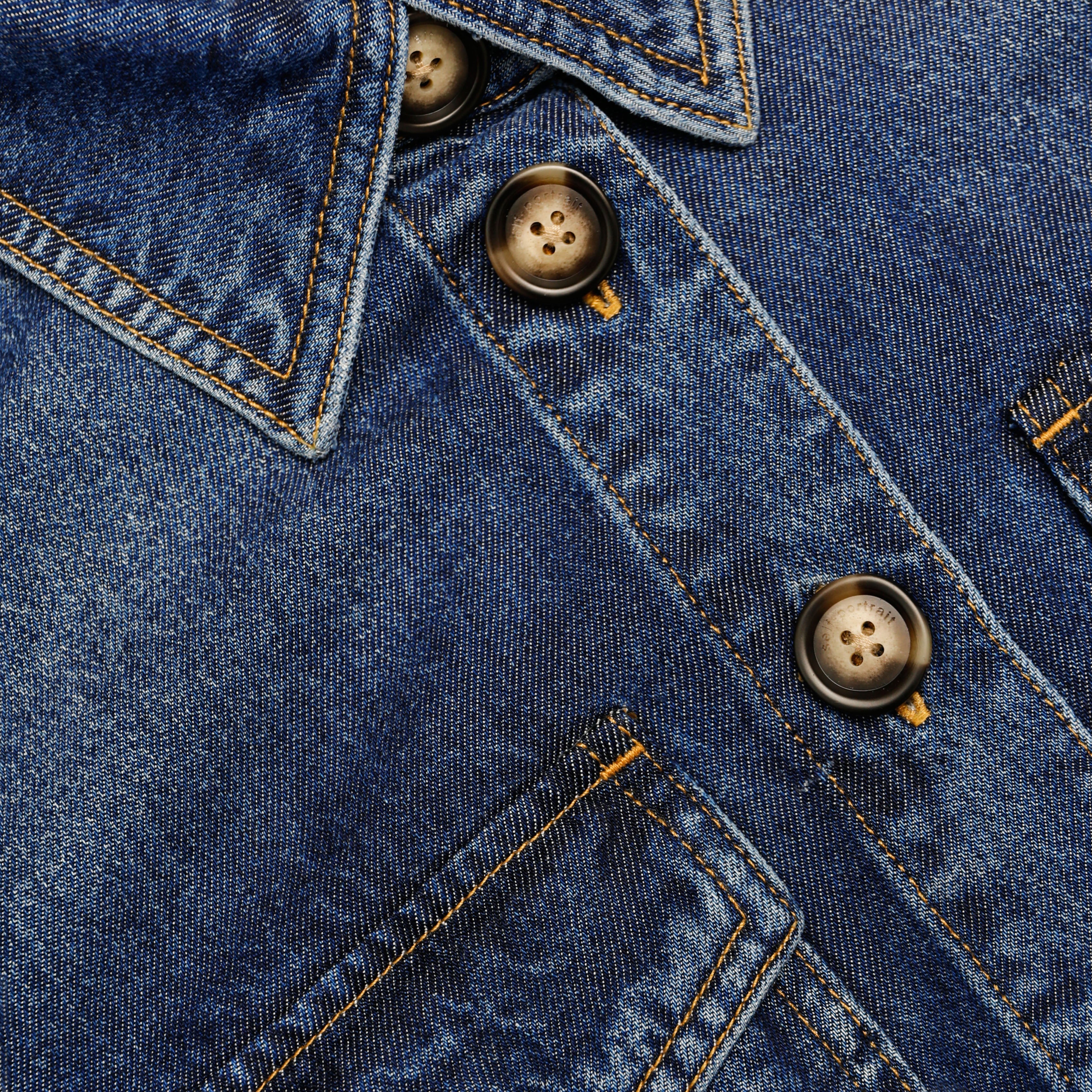 Denim Relaxed Fit Jumpsuit