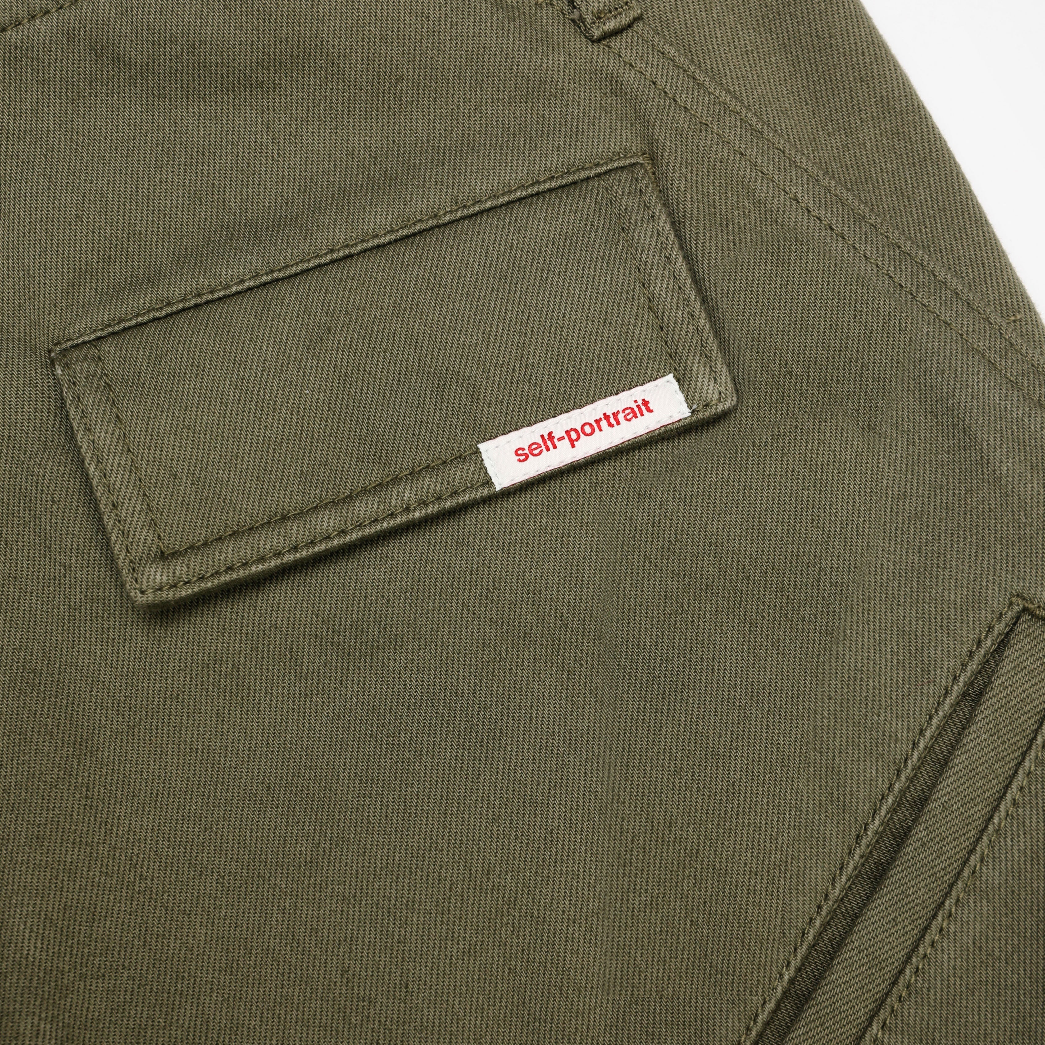 Khaki Cargo Jeans