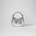Silver Crescent Bow Micro Bag