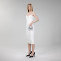Silver Crescent Bow Micro Bag