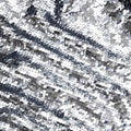 Silver Sequin Flared Sleeve Top
