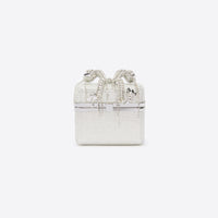 Silver Rhinestone Vanity Bag