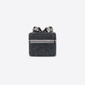 Black Rhinestone Vanity Bag