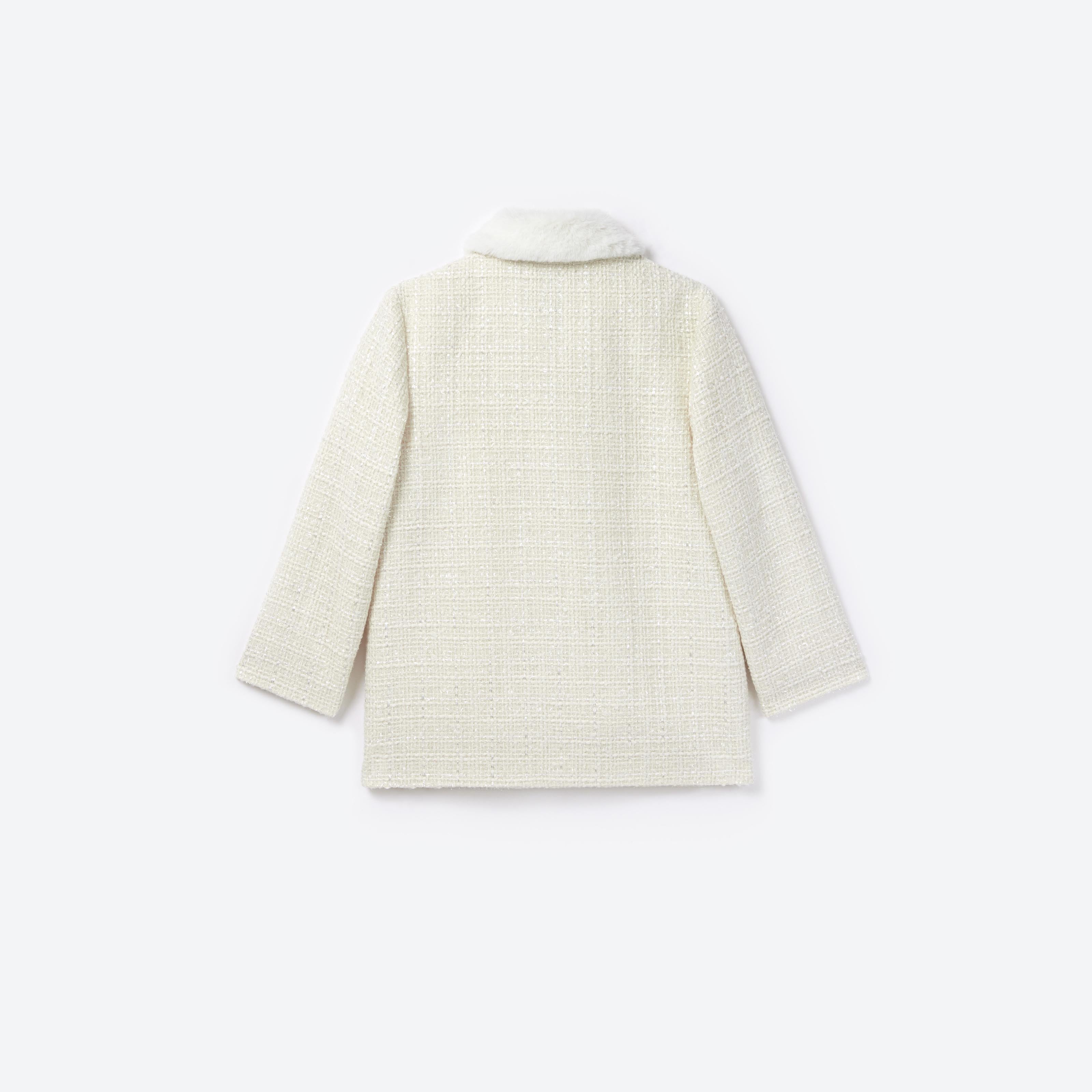 Cream Boucle  Coat